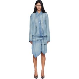 Diesel Diesel Blue De-Tilora-S Denim Midi Dress