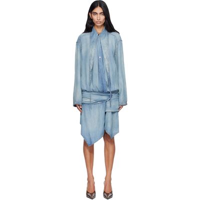 Diesel Diesel Blue De-Tilora-S Denim Midi Dress