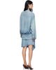 Diesel Diesel Blue De-Tilora-S Denim Midi Dress - 3