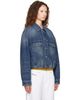 Diesel Diesel Blue Elasticated Denim Trucker Jacket - 2
