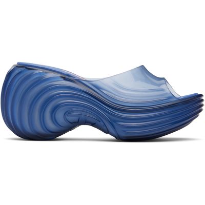 Diesel Diesel Blue Melissa Edition Platform Mule Heeled Sandals