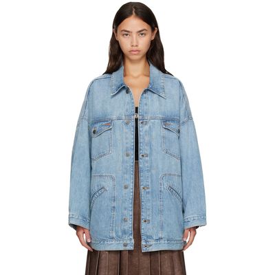 Diesel Diesel Blue Oversized Workwear Denim Jacket