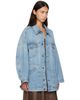 Diesel Diesel Blue Oversized Workwear Denim Jacket - 2