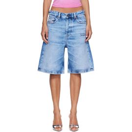 Diesel Diesel Blue Relaxed Fluid Denim Shorts