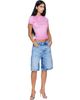 Diesel Diesel Blue Relaxed Fluid Denim Shorts - 4