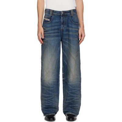 Diesel Diesel Blue Relaxed High-Waist 1982 D-Hakou Jeans