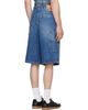Diesel Diesel Blue Utility-Style Denim Shorts - 3