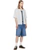 Diesel Diesel Blue Utility-Style Denim Shorts - 4