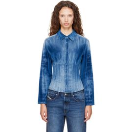 Diesel Diesel Blue Velvet Shirt