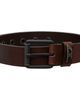 Diesel Diesel Brown 3.5cm Shiny Leather Belt - 1