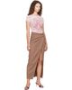 Diesel Diesel Brown De-Dasli-Fsj1 Denim Midi Skirt - 4