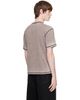 Diesel Diesel Brown Relaxed Print & Studs T-shirt - 3