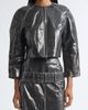 DIESEL® DIESEL® Crop Cocoon Patent Leather Jacket - 1