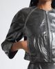 DIESEL® DIESEL® Crop Cocoon Patent Leather Jacket - 4