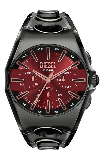 DIESEL® DIESEL® D-Curve Chronograph Bracelet Watch, 48mm
