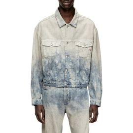 DIESEL® DIESEL® D-Ranger Prince of Wales Jacquard Denim Jacket 