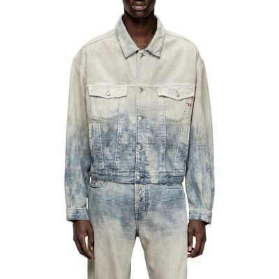 DIESEL® DIESEL® D-Ranger Prince of Wales Jacquard Denim Jacket 