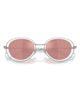 DIESEL® DIESEL® DL1018 51mm Mirrored Oval Sunglasses - 3