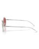 DIESEL® DIESEL® DL1018 51mm Mirrored Oval Sunglasses - 4