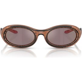 DIESEL® DIESEL® DL3011U 51mm Mirrored Oval Sunglasses