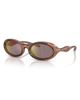 DIESEL® DIESEL® DL3011U 51mm Mirrored Oval Sunglasses - 2