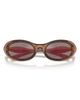 DIESEL® DIESEL® DL3011U 51mm Mirrored Oval Sunglasses - 5