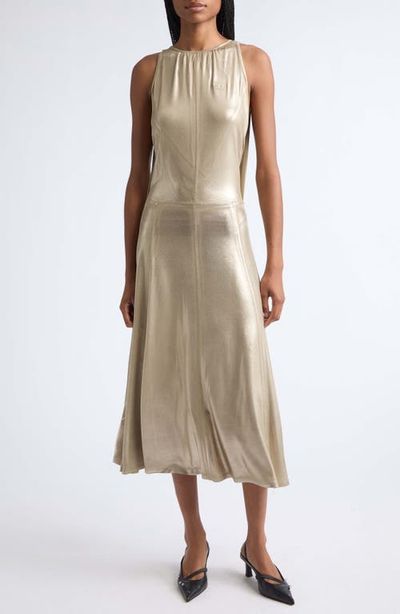 DIESEL® DIESEL® Fluid Metallic Jersey Midi Dress