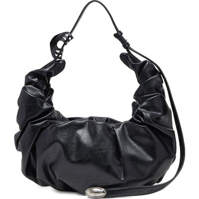DIESEL® DIESEL® Grab-D Large Faux Leather Hobo Shoulder Bag