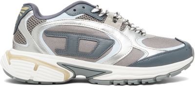 Diesel Diesel Gray & Silver S-Pro-V-Dense Low Sneakers