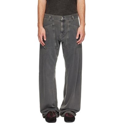 Diesel Diesel Gray D-Zeta Relaxed Regular Waist Jeans