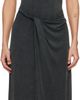 Diesel Diesel Gray Jersey Twisted Details Maxi Dress - 1