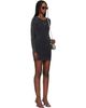 Diesel Diesel Gray M-Anchorage-LS Minidress - 2