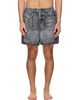 Diesel Diesel Gray Soccer-41-Dnm Swim Shorts - 1