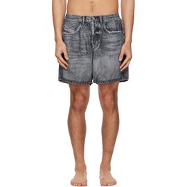 Diesel Diesel Gray Soccer-41-Dnm Swim Shorts