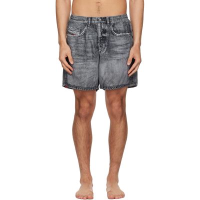 Diesel Diesel Gray Soccer-41-Dnm Swim Shorts