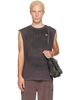 Diesel Diesel Gray Tonal Graphic Tank Top - 1