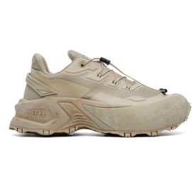 Diesel Diesel Khaki D-Cage Distressed Chunky Sneakers