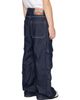 Diesel Diesel Kids Navy D-Argjx-Cargo-S-J Denim Cargo Pants - 3