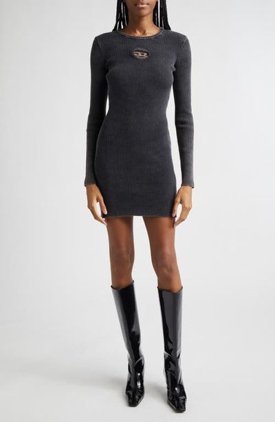 DIESEL® DIESEL® M-Anchorage Long Sleeve Body-Con Minidress