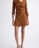 DIESEL® DIESEL® M-Anita Asymmetric Button Ribbed Wool Blend Dress - 1