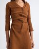 DIESEL® DIESEL® M-Anita Asymmetric Button Ribbed Wool Blend Dress - 4