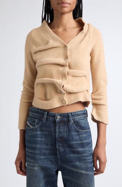 DIESEL® DIESEL® M-Ava Asymmetric Off the Shoulder Cardigan