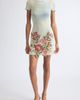 DIESEL® DIESEL® M-Rinnie Floral Rib Wool Blend Minidress - 1