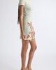DIESEL® DIESEL® M-Rinnie Floral Rib Wool Blend Minidress - 3