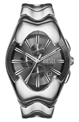 DIESEL® DIESEL® Mercurial Tonneau Chronograph Bracelet Watch, 45mm x 28mm