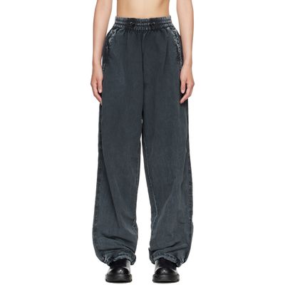 Diesel Diesel Navy Acid-Wash Track Pants
