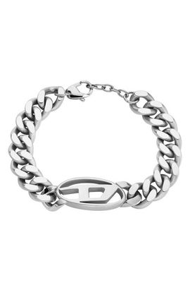 DIESEL® DIESEL® Oval D Logo Chain Bracelet