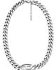 DIESEL® DIESEL® Oval D Logo Chain Choker Necklace - 1