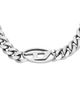 DIESEL® DIESEL® Oval D Logo Chain Choker Necklace - 3