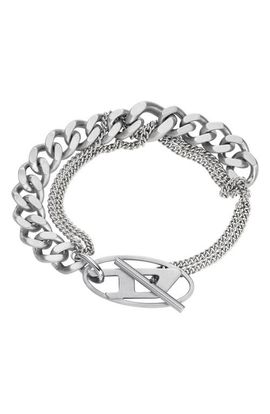 DIESEL® DIESEL® Oval D Toggle Chain Bracelet